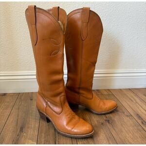 Vintage 1970-80 FRYE Campus 14L Boots, Size 9M, Cowboy Boots